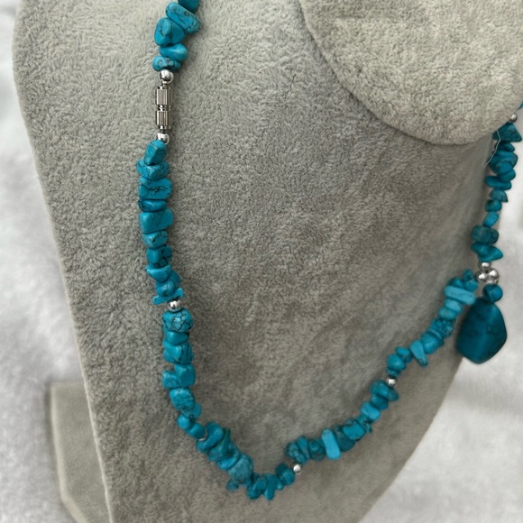 Blue Turquoise Necklace - Picture 7 of 8